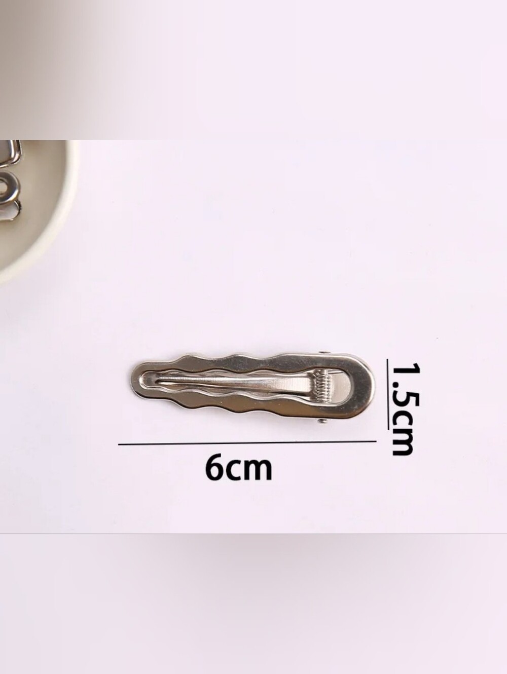 Unisex Hair Barrette Simple Style Metal Headwear Hairpin Duckbill Clip